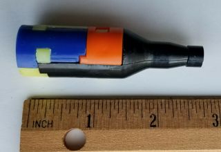 BEER BOTTLE Vintage Keychain Puzzle 3D Assembly Put and Take Apart CZECH 2