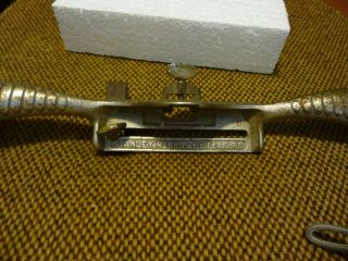 Antique Stanley No.  66 Hand Beader Spoke Shave And Fence Pat 1886 B Casting
