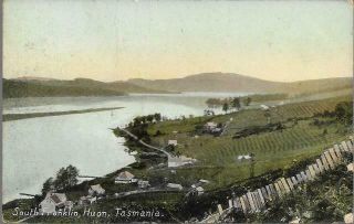 South Franklin,  Huon,  Tasmania,  Australia - Postcard By W&k (in Uk,  1908)