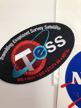 TESS Program Patch SpaceX Falcon 9 Kennedy Space Center CCAFS NASA Stickers Set 2