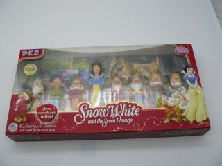 Snow White And The Seven Dwarfs Pez Dispenser Set Collector 