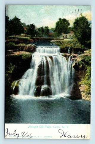 Cairo,  Catskills,  Ny - Rare C1906 View Of Shingle Kill Falls - Postcard - H1