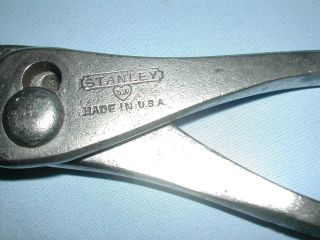 Rare Stanley Sweetheart Tool Box Pliers,  SW Trademark 2