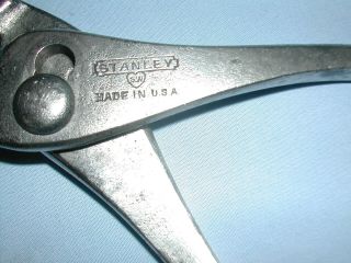 Rare Stanley Sweetheart Tool Box Pliers,  SW Trademark 8