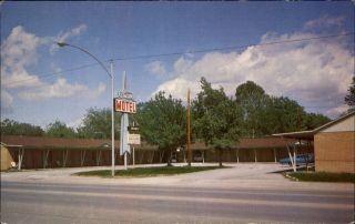Grand Motel Pryor Oklahoma 1970s Postcard