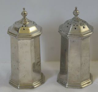 Kirk Stieff Williamsburg Cw - 149 Colonial Style Rare Pewter Salt & Pepper Shakers