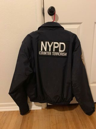 NYPD COUNTERTERRORISM BUREAU CTB 5.  11 TACTICAL JACKET XL YORK CITY POLICE 2