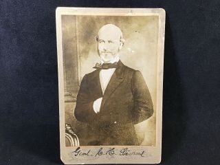 Rarest Civil War Confederate Brigadier General C H Stevens Cdv Photograph