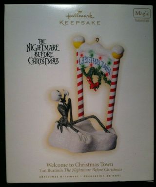 Hallmark Keepsake Ornament Nightmare Before Christmas Town (2009,  Lights Up)