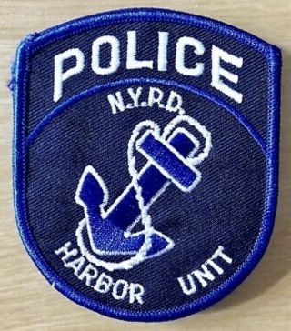 Nypd Harbor Unit Sticker / Decal