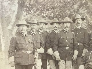 CDV photo civil War Confederate General Fitzhugh Lee & Staff Havana 1898 5
