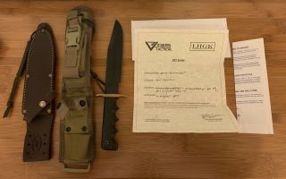 Randall Made Knives Model 14 Attack Vst14 Lhgk/ Vickers Tactical