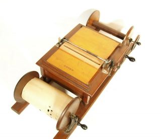 c.  1878 Mechanical Organette 2 - Spool Roller Organ,  Uncommon 12