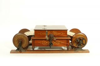c.  1878 Mechanical Organette 2 - Spool Roller Organ,  Uncommon 3