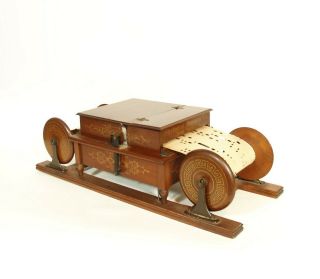 c.  1878 Mechanical Organette 2 - Spool Roller Organ,  Uncommon 6