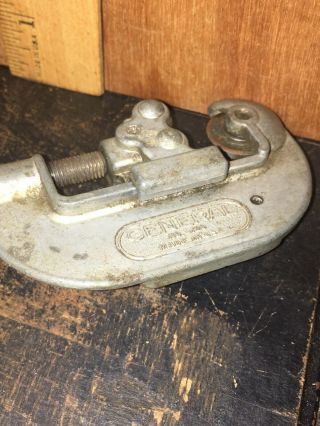 Vintage General No.  120 Tubing Pipe Cutter Made in USA 4