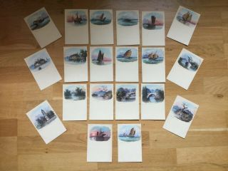 China 20 Lovely Hand Coloured Postcards Waterlow & Sons Early 1900s V.  G.  C.