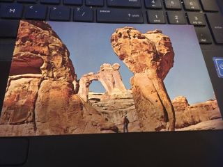 Vtg Postcard: Canyonlands National Park,  Molar Rock And Angel Arch