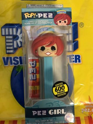 2019 Funko Pop Pez Red Hair Presenter Girl Limited Edition Only 600 Made Nib