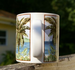 Palm Tree Beach Coffee Mug by Sakura Plantation Home Paul Brent Island Ocean Sea 4