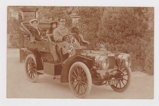 Great Old Pc Early Car Reg Chauffeur 1906 Brooklands Ruislip Uxbridge