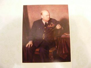 Vintage Postcard Of Sir Winston Spencer Churchill