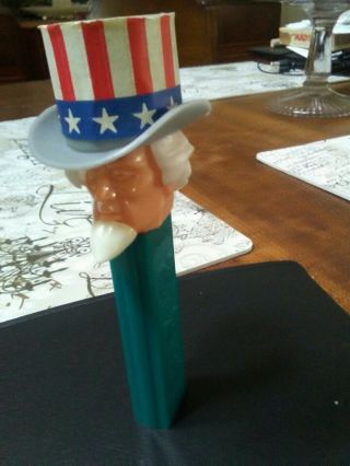 Uncle Sam 1776 - 1976 Bicentennial Early No Feet Pez Candy Container