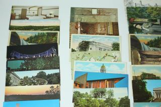 (90) Vintage Kentucky Postcards 1909 - 1970s Mammoth Cave Frankfort Lincoln 2