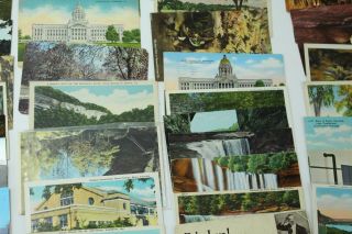 (90) Vintage Kentucky Postcards 1909 - 1970s Mammoth Cave Frankfort Lincoln 6