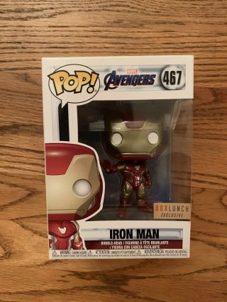 Marvel Avengers End Game Iron Man Box Lunch Funko Pop Exclusive