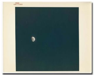 Apollo 8 Red Serial " A Kodak Paper " 8x10 Nasa Glossy " Earthrise " - 1d140