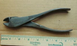 Vintage Snap - On Tools Usa 7 - 1/2 " Long Diagonal Cutters No.  387