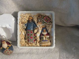 5 Jim Shore Heartwood Creek Collectables Ornaments Nativity & Santas 2