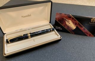 Namiki Custom Impressions Fp,  Gray,  Medium 18ct Nib,  Start $299