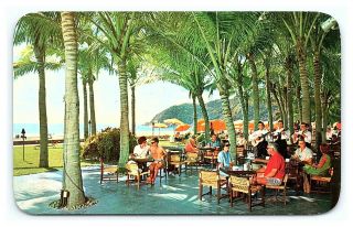Vintage Postcard Tortuga Bar Hotel Pierre Marquez Acapulco Mexico I15