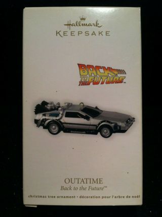 Hallmark Keepsake Ornament Back to the Future DeLorean (2012) Outatime 2