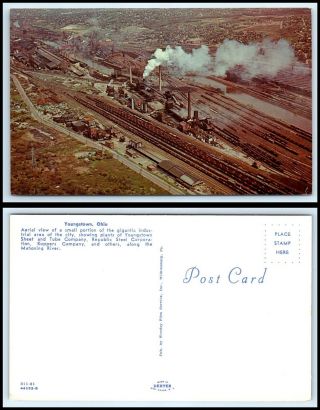 Ohio Postcard - Youngstown,  Aerial View Of Industrial Area O31