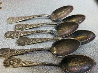Vintage Worlds Fair City Spoons
