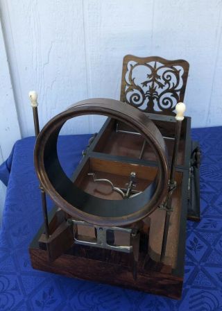 H.  J.  Lewis 1875 Deluxe Stereo Graphoscope Stereoscope Viewer Stereoview Repair