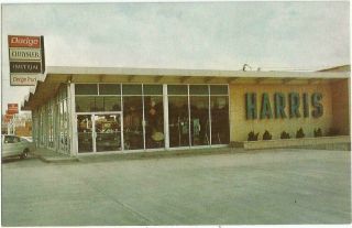 Cape Girardeau,  Mo Missouri Old Postcard,  Harris Motor Co.  Dodge Car Dealer