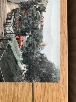 Hong Kong Antique Colour Tinted Photo Postcard Unsent Of Boundary Path HK No.  162 4