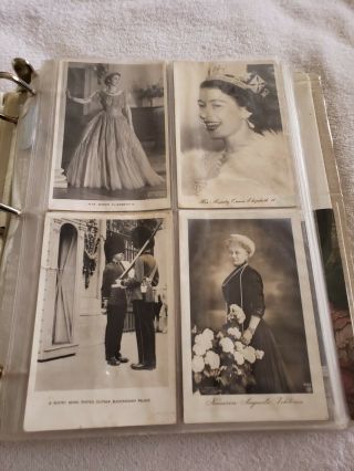 (70, ) Vintage Royalty Postcards W/album (pre - Owned)
