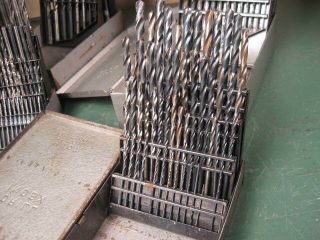 OLD MACHINIST TOOLS MACHINING DRILL BITS INDEXES GROUP 3