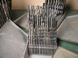 OLD MACHINIST TOOLS MACHINING DRILL BITS INDEXES GROUP 4