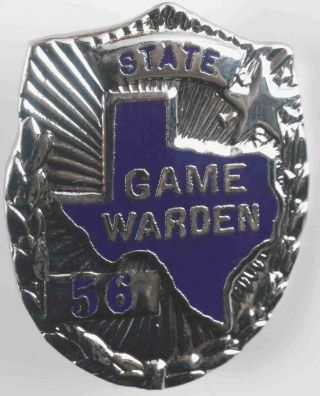 Small Texas Game Warden Badge