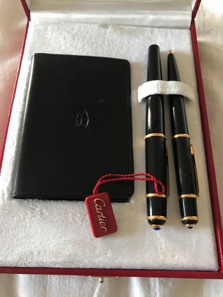 Cartier Diabolo Fountain and Ballpoint pens set,  Large size 2
