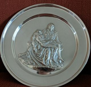 Danbury Pieta Sterling Silver Plate
