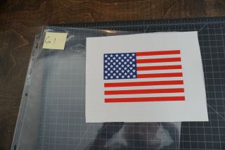 Nasa Apollo Av7l Beta Cloth American Flag - Real