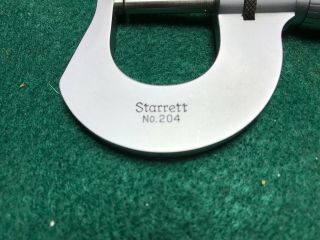 Starett 204 Quick Set Micrometer 2