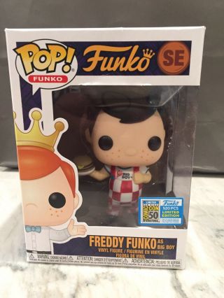 Sdcc 2019 Freaky Tiki Fundays Freddy Funko As Big Boy Le 520 Box